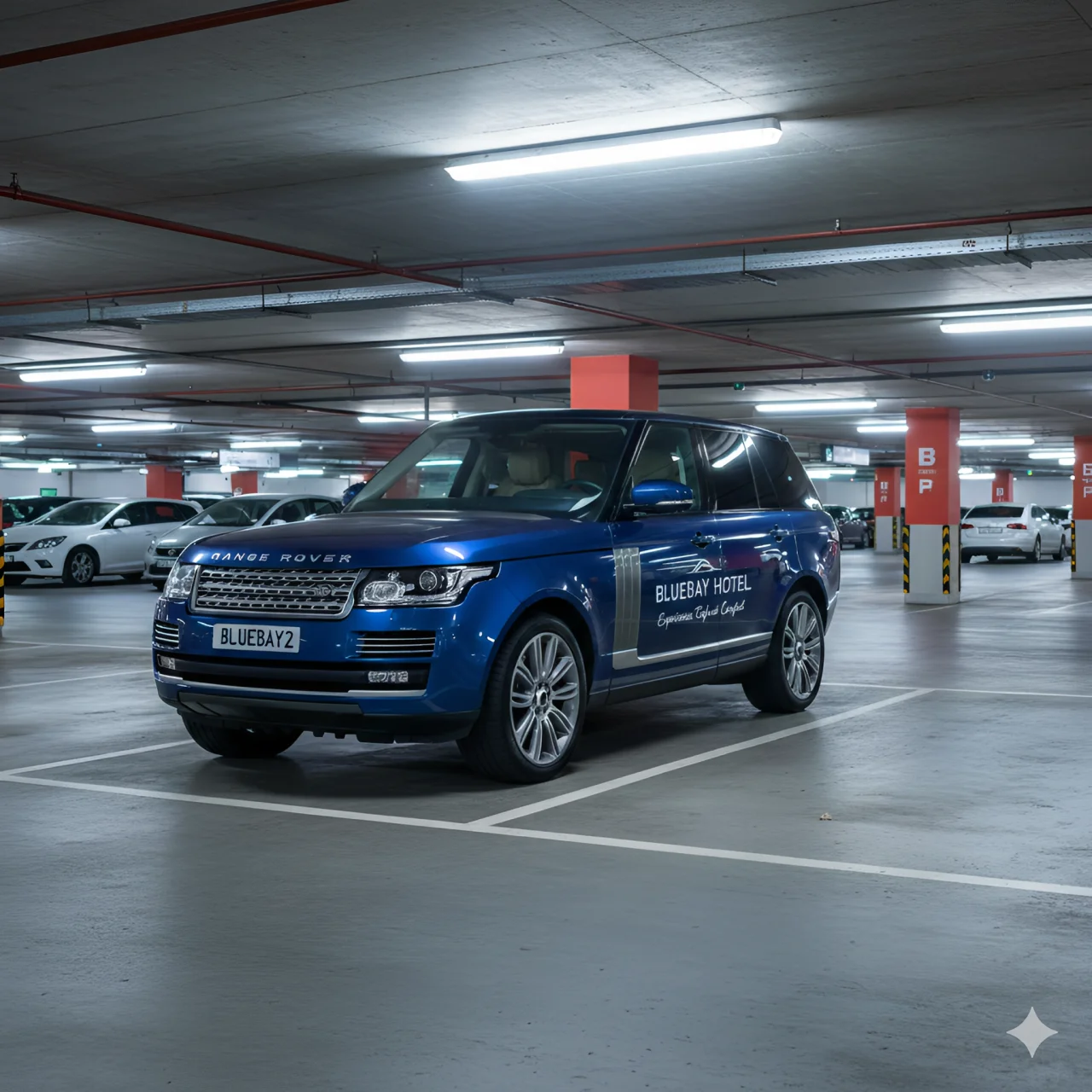 Range Rover luxury SUV Bluebay Hotel safari ready